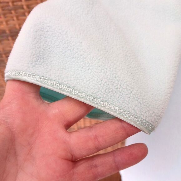 Rebecca Malone Intimates Robe Large Long Full Zip Fleece Pockets Embroidery - Picture 6 of 10